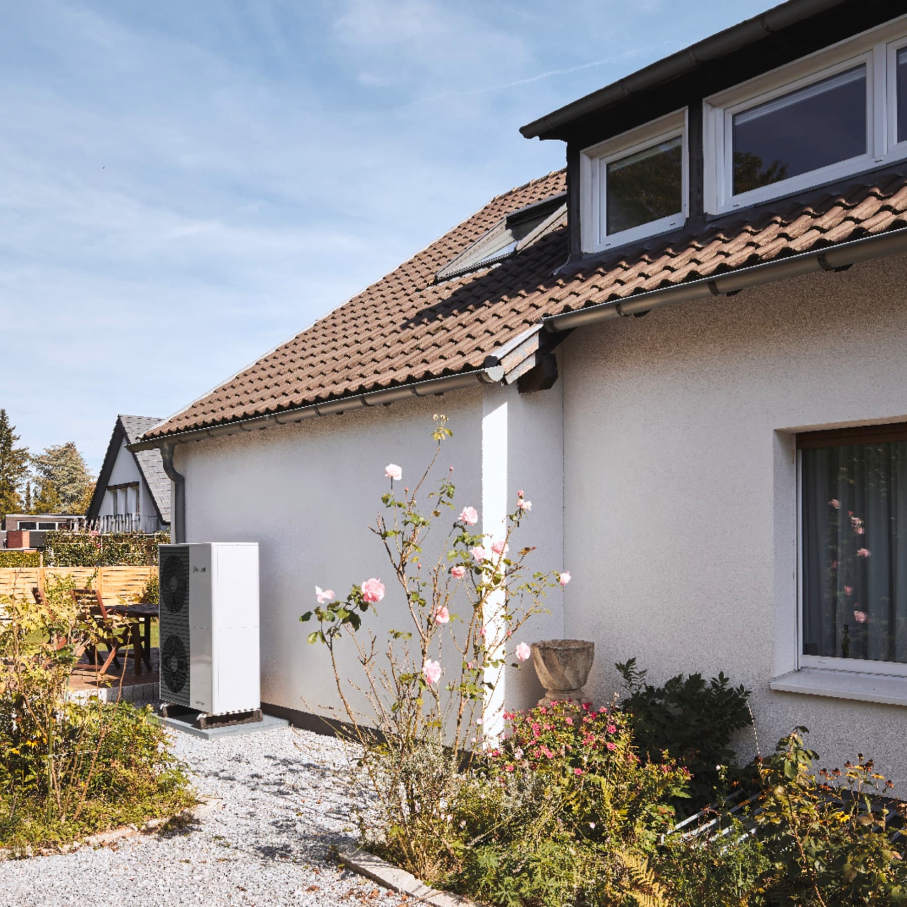 Maison équipée d'un système de pompe à chaleur | Vaillant